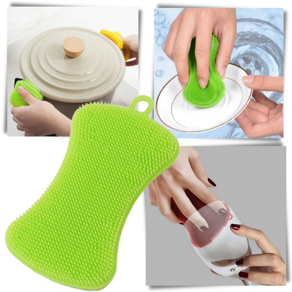 Éponge de cuisine en silicone