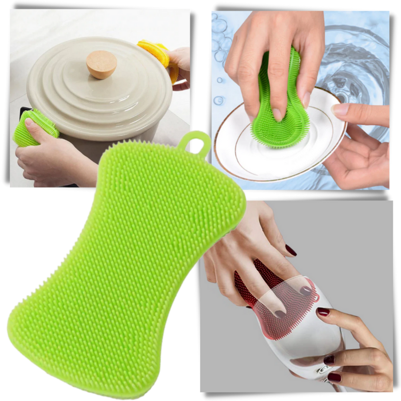 Éponge de cuisine en silicone