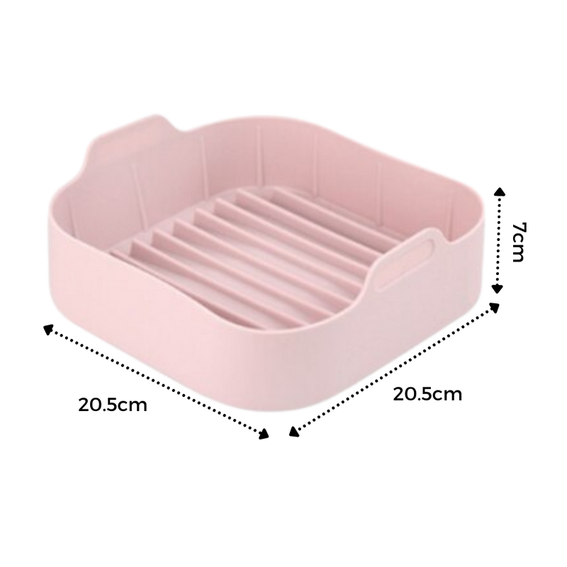 Poêle carré en silicone écologique