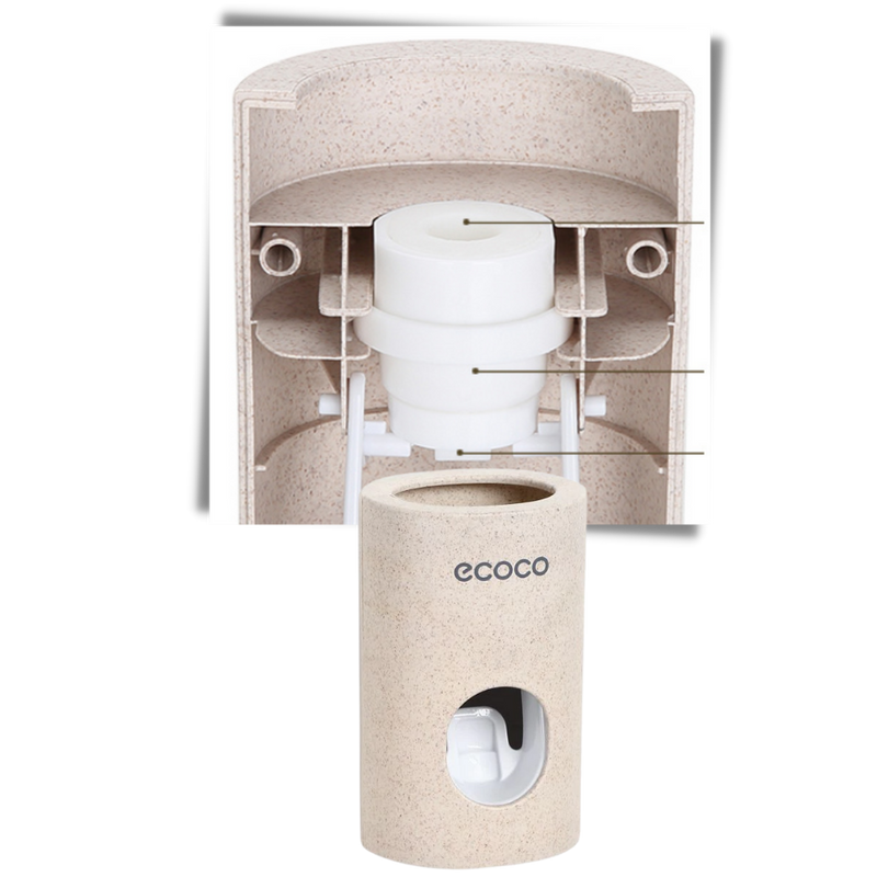 Distributeur de dentifrice mural en pierre