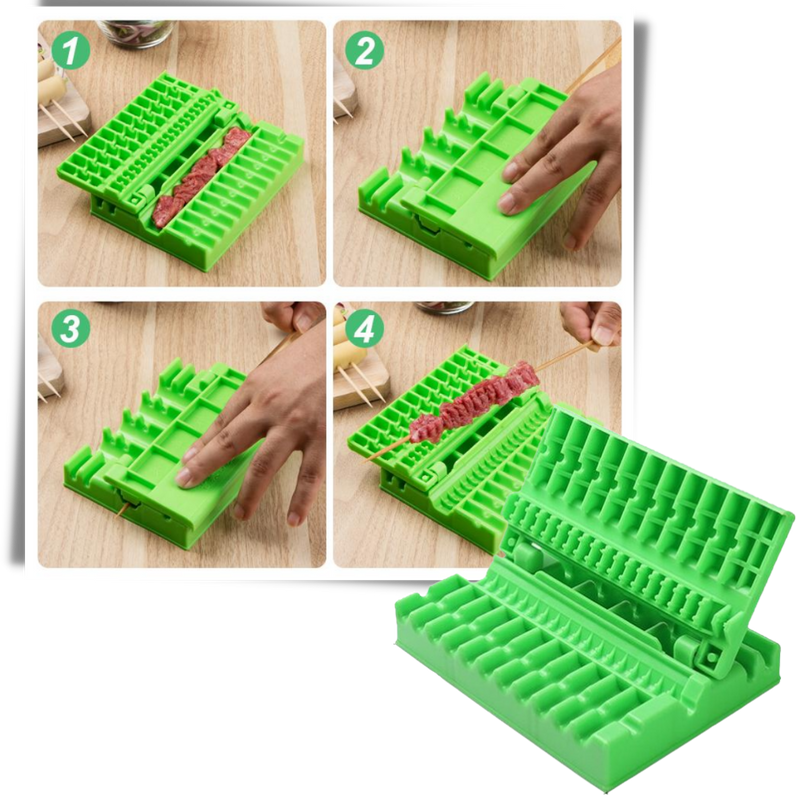 Appareil à brochettes et à kebabs pour barbecue
