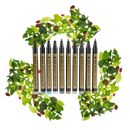 Lot de 10 marqueurs de couleurs métalliques