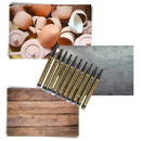 Lot de 10 marqueurs de couleurs métalliques