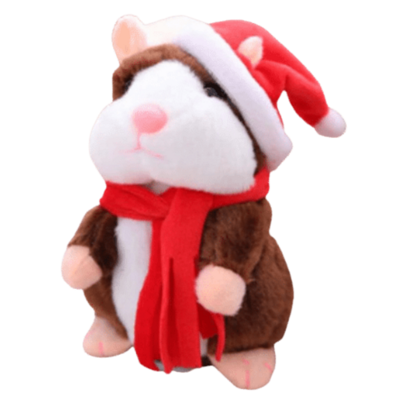 Hamster parlant en peluche