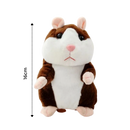 Hamster parlant en peluche