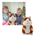 Hamster parlant en peluche