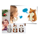 Hamster parlant en peluche