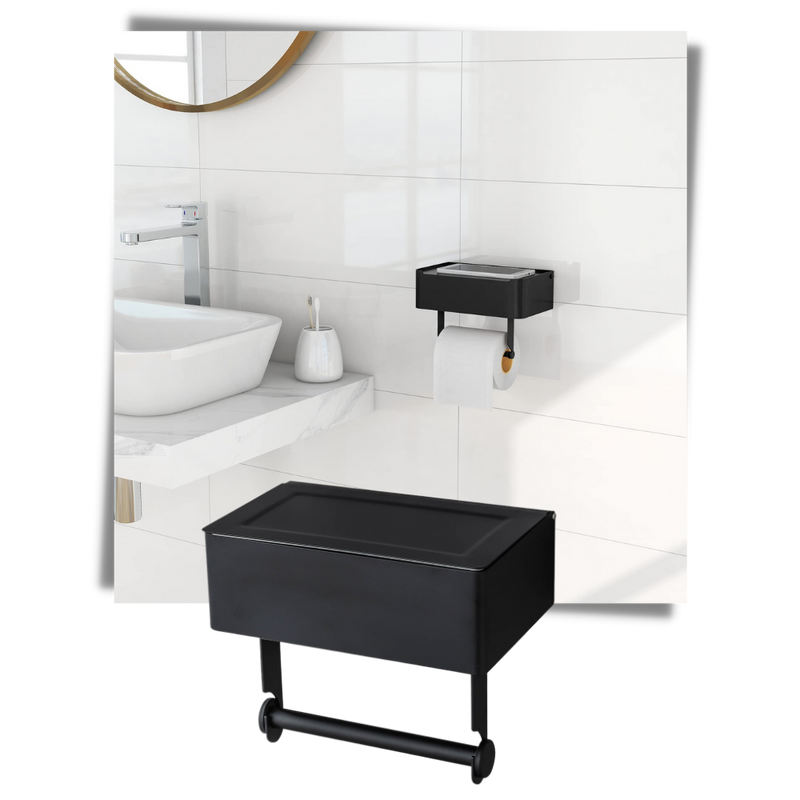 Porte-papier hygiénique et boîte à mouchoirs