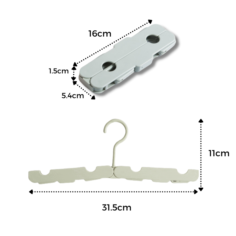 Lot de 2 cintres portables