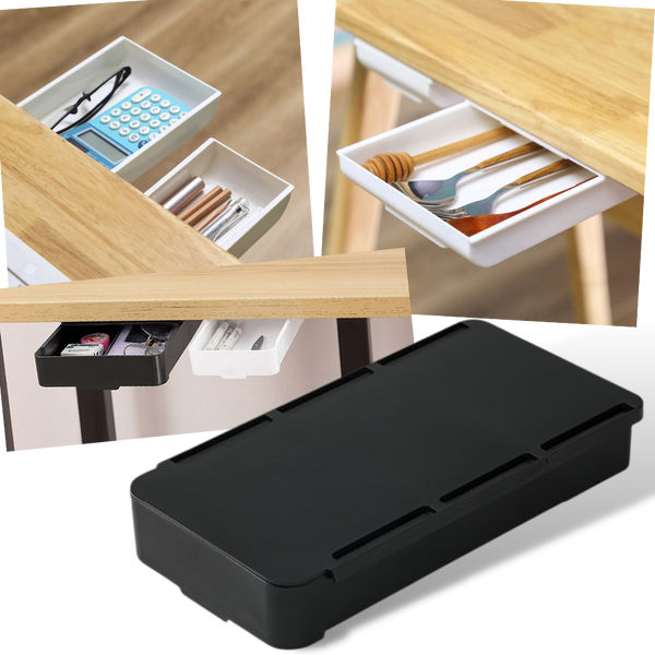 Organisateur de tiroir de bureau invisible