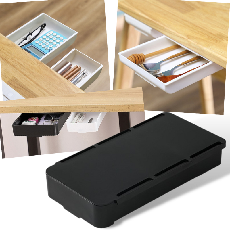 Organisateur de tiroir de bureau invisible