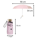 Parapluie de poche avec protection UV