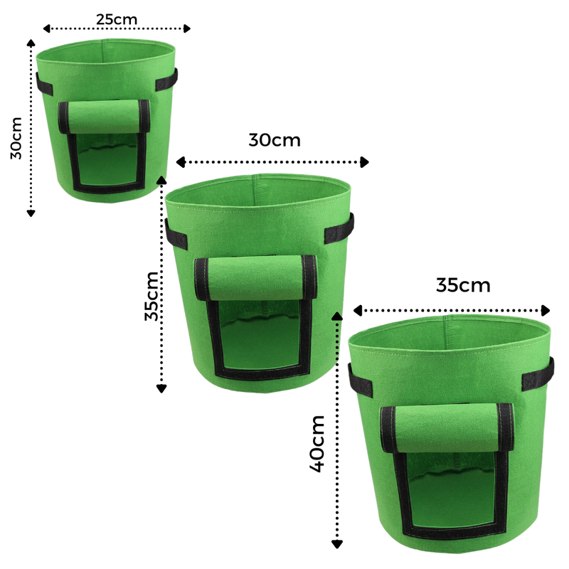 Pochette en tissu pour jardinière de légumes