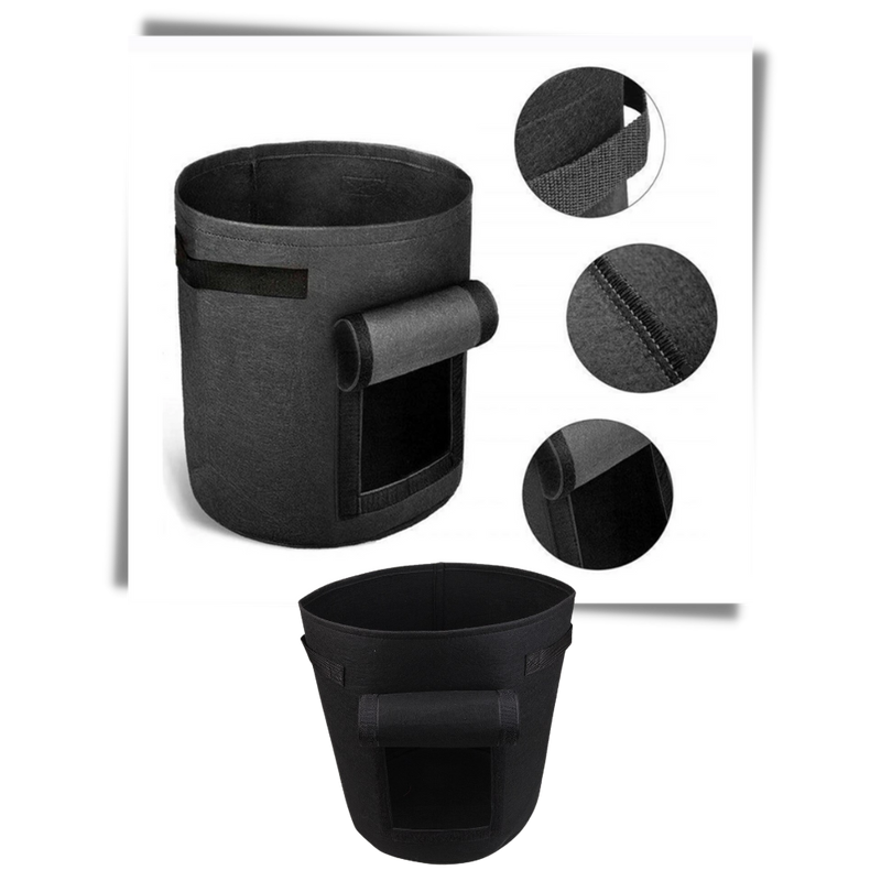 Pochette en tissu pour jardinière de légumes