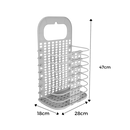 Panier à linge mural pliable en plastique