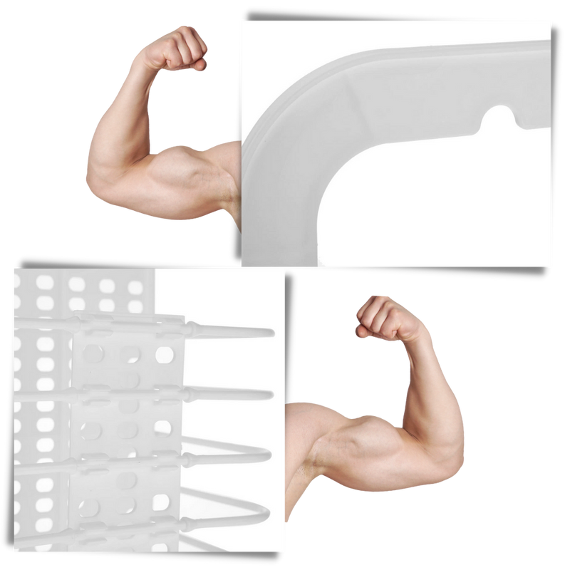 Panier à linge mural pliable en plastique