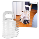 Panier à linge mural pliable en plastique