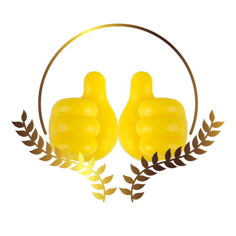 Lot de 20 crochets muraux "Pouce en l'air"