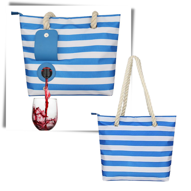 Sac à vin de plage