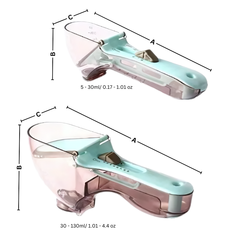 Cuillère à mesurer réglable 2 en 1