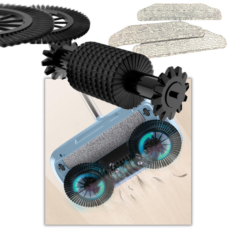 Balai automatique 2-en-1