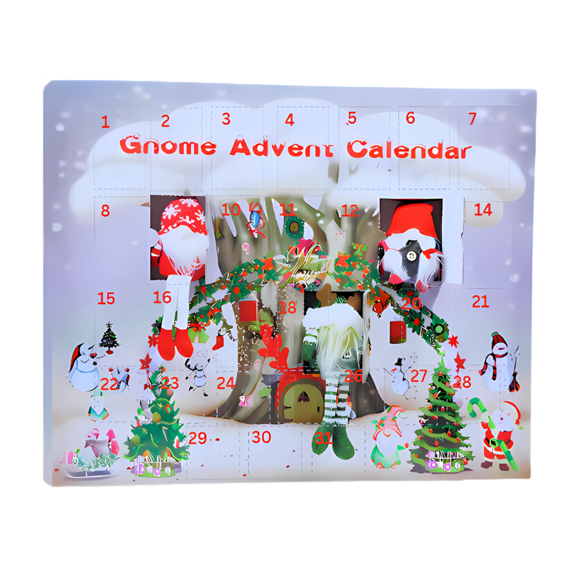 Calendrier de l'Avent Lutin avec compte à rebours de 31 jours