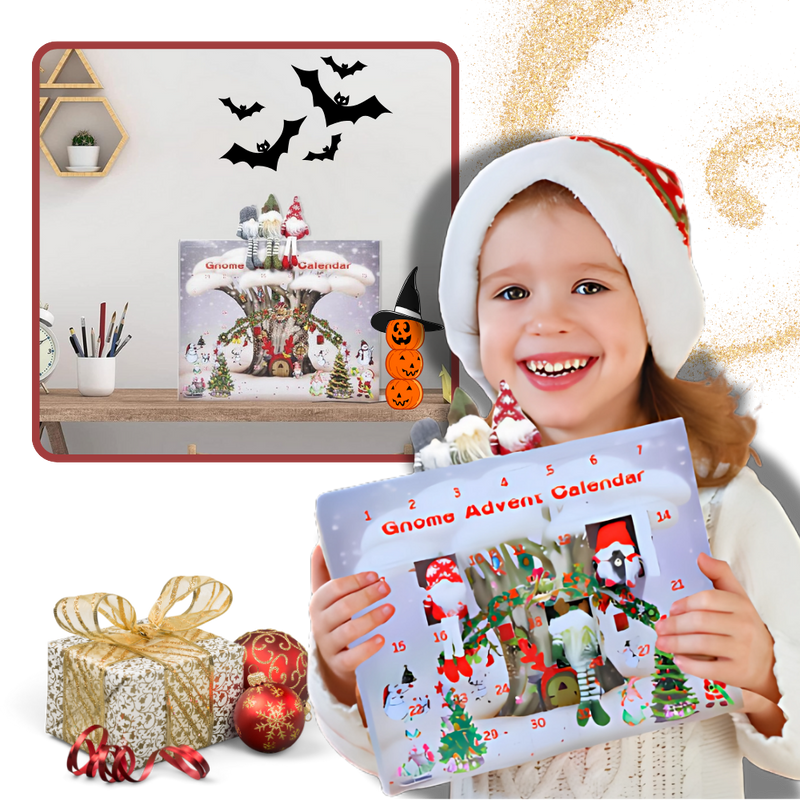 Calendrier de l'Avent Lutin avec compte à rebours de 31 jours