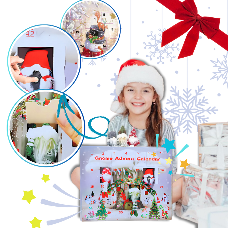 Calendrier de l'Avent Lutin avec compte à rebours de 31 jours