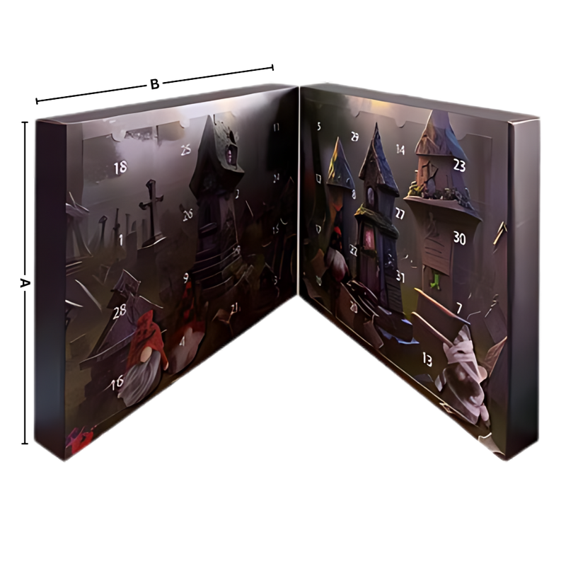 Calendrier de compte à rebours d'Halloween