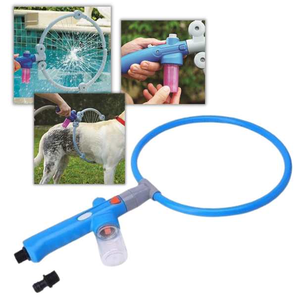 Douche à 360° pour animaux de compagnie