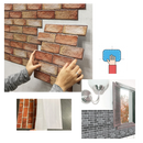 Carreaux muraux en mousse 3D à décoller et à coller