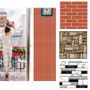 Carreaux muraux en mousse 3D à décoller et à coller