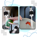 Filtre à eau monté sur robinet 360° à 3 modes