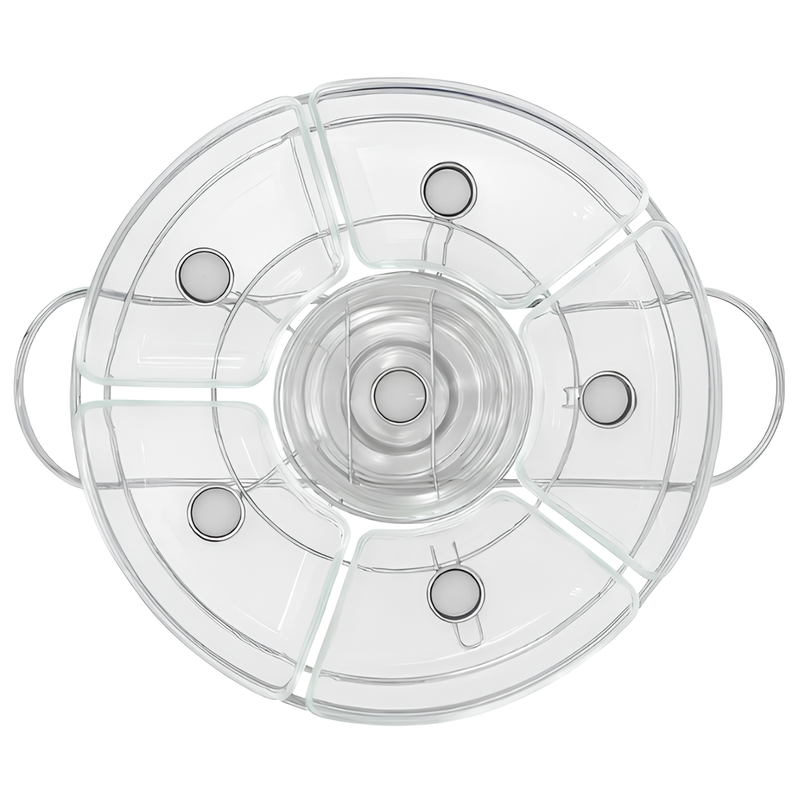 ✨ Plateau Rotatif de Luxe™ + Service de 48 Couverts Dorés OFFERT – Servez avec Élégance