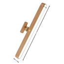 Barre lumineuse à trois niveaux de gradation