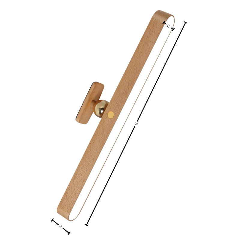 Barre lumineuse à trois niveaux de gradation