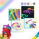 Stylo Pop Corn avec effet 3D