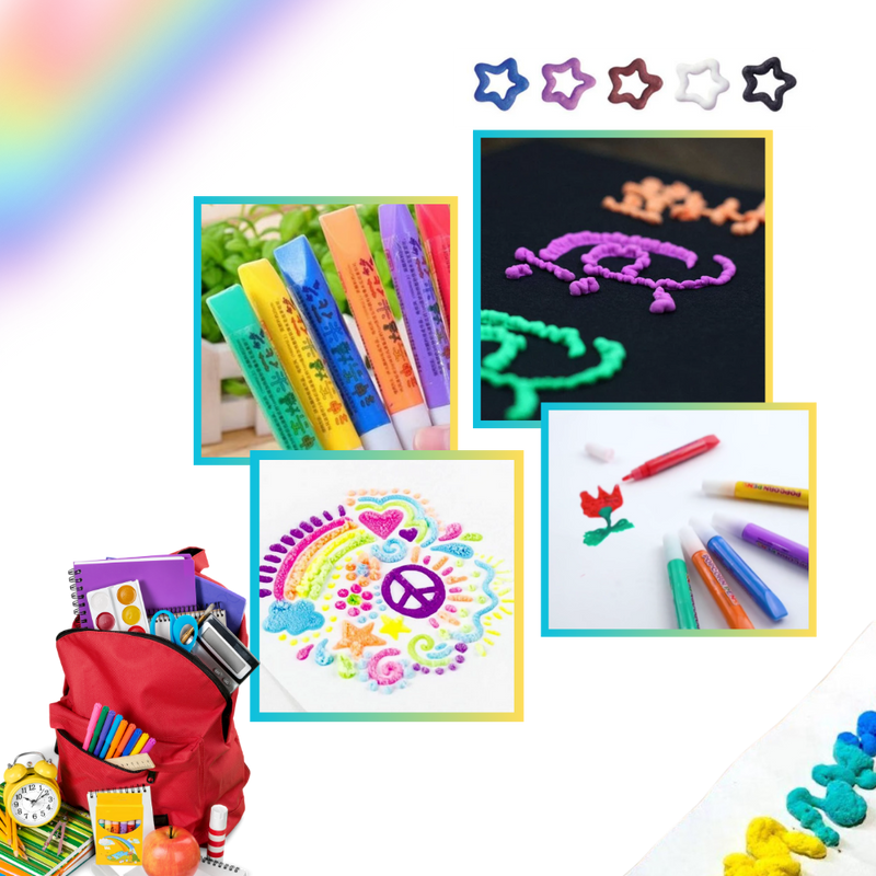 Stylo Pop Corn avec effet 3D