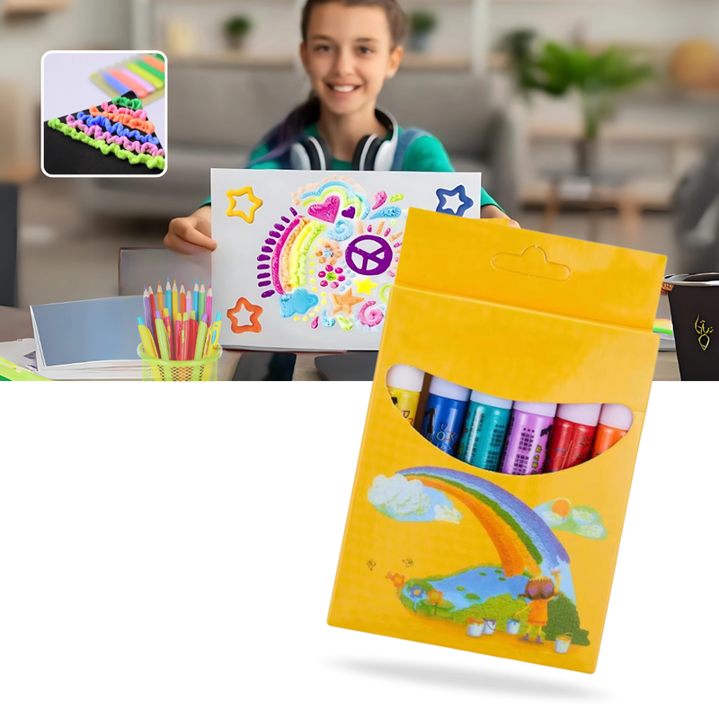 Stylo Pop Corn avec effet 3D