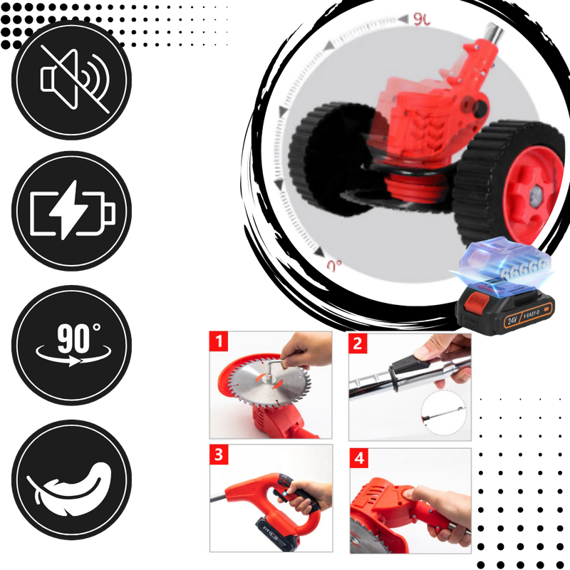 Coupe-bordures sans fil 3 en 1