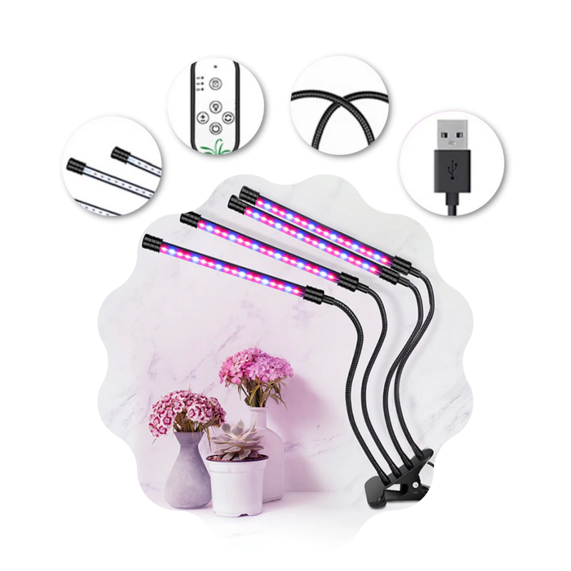 4 Lampes LED de croissance horticole