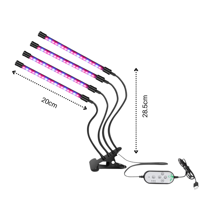 4 Lampes LED de croissance horticole