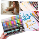 Set de 48 stylos gel pailletés