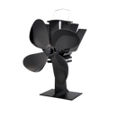 Ventilateur de poêle à 4 pales alimenté par la chaleur pour cheminées