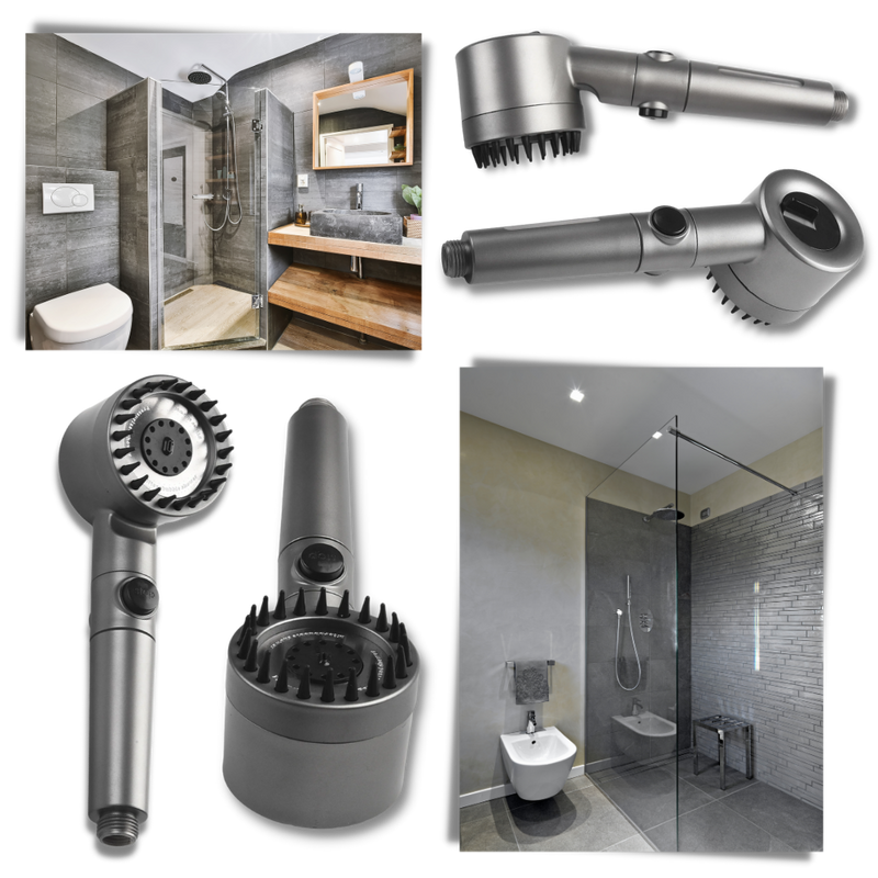 Pommeau de douche haute pression 4 en 1