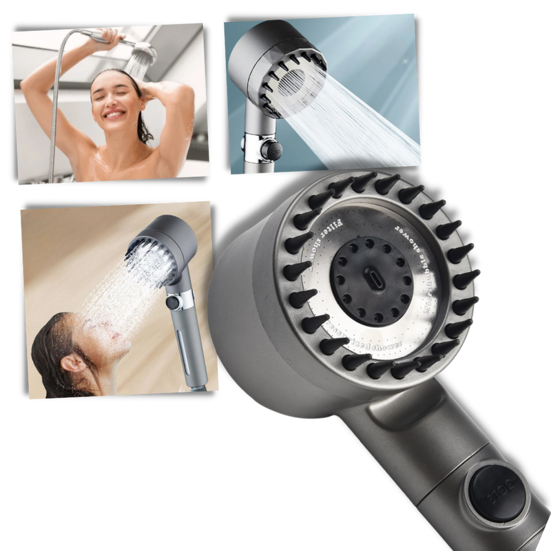 Pommeau de douche haute pression 4 en 1
