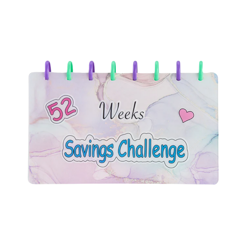 Classeur d'épargne complet de 52 semaines