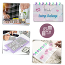 Classeur d'épargne complet de 52 semaines