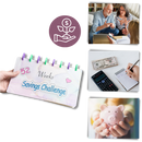 Classeur d'épargne complet de 52 semaines