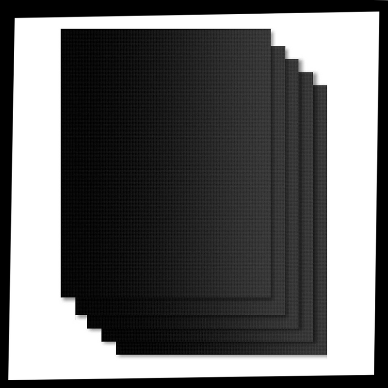 Tapis de cuisson anti-adhésif barbecue (5pcs)